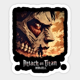 Eren Attack Titan Intense Design Sticker